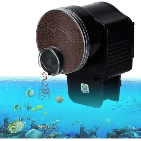Distributeur automatique de nourriture pour poissons d'aquarium - Minuteur - Distributeur automatique de nourriture pour les vacances (AF-2003) (1/4)