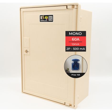 Coffret Mono 12 KW + 1 prise (1/5)