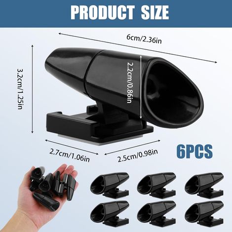 6 Pièces Sifflet Ultrason Anti Gibier, Sifflet Ultrason Voiture Anti Gibier Cerf Lièvres, Dispositif de Protection et Avertissement de Animaux pour Voiture Camions et Motos (1/5)