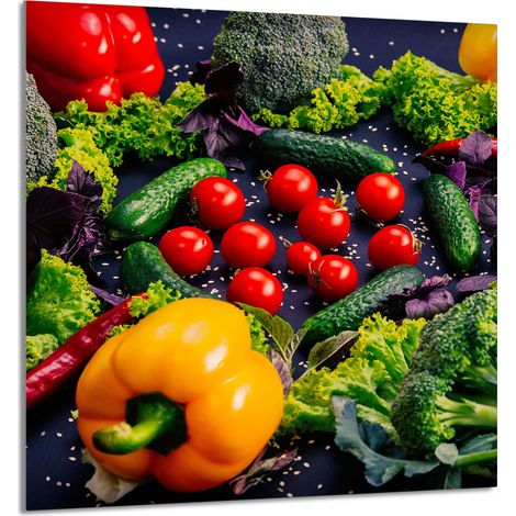 Panneau en verre POUR la cuisine 60x65 Légumes (1/5)