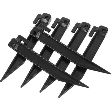 Lawnmower Pegs, 50 Pieces, Black Plastic (1/5)