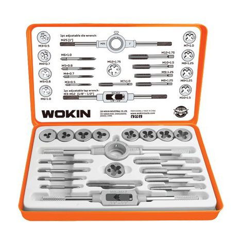 Filiere e Maschi Kit 334220 Wokin 20 Pezzi
