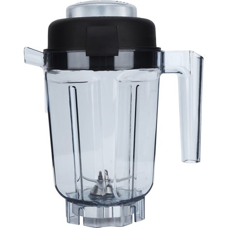 Bol transparent pour blender avec couvercle à lames, accessoires de rechange compatibles avec le bol Vitamix de 946 ml (32 oz). (1/5)