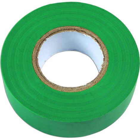 Atelier consommables 36890 PVC ruban isolant 19 mm x 20 m – Vert (1/2)