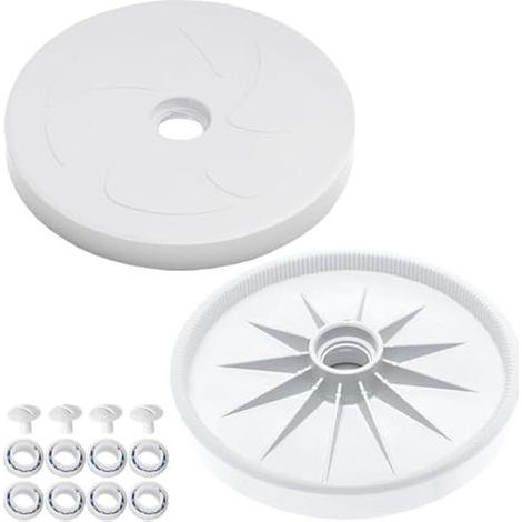 Pièces détachées Nettoyeur de Piscine 2 x C6 Grandes Roues 8 x C60 Roulement à Billes Pièces de Rechange pour Polaris 180 Tanktrax Robot Nettoyeur de Piscine à Pression Kit d'accessoires