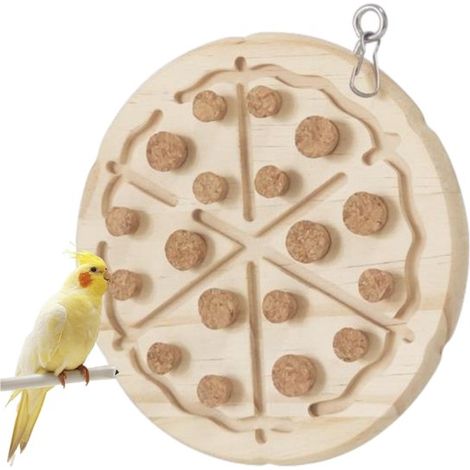 Jouets pour perroquets - Jouets à mâcher - Jouets remplis de billes de polystyrène - Jouets pour animaux de compagnie - Accessoires pour cages à oiseaux - Convient aux perruches ondulées, conures et a (1/5)