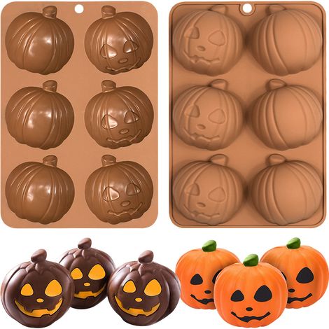 Halloween-Silikonform für Kuchen, 3D-Form zur Herstellung von Schokolade, Kuchen, Pudding, Gelee, Mousse usw. (1/4)
