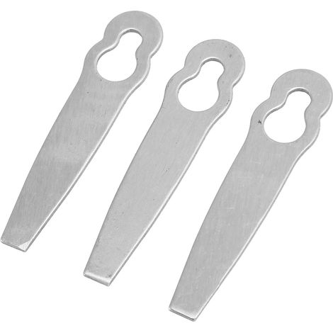 Lot de 6 lames de tondeuse universelles de rechange pour outils de jardinage et de jardinage (L) (1/5)