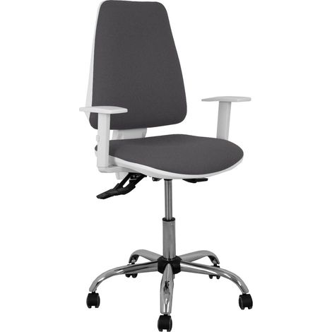 pc Silla Elche sedia da ufficio bianca tessuto