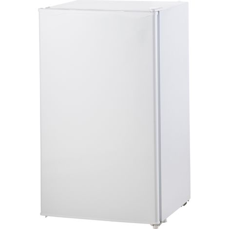 Petit réfrigérateur réversible à une porte de 91 L avec congélateur et température réglable, blanc