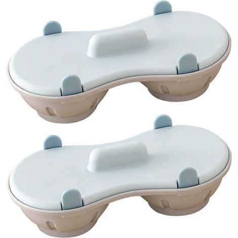 Moule à œufs vapeur pour micro-ondes, récipient pour cuisson vapeur, boîte à œufs vapeur, œufs bleus (1/5)