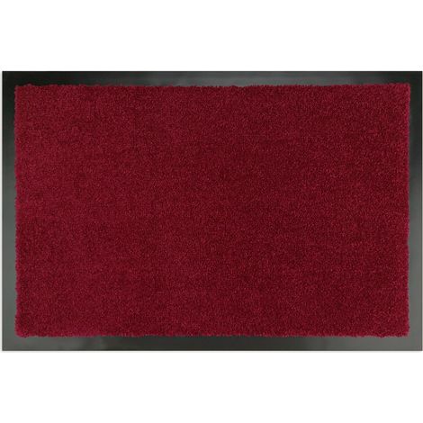 WOHNDIRECT Fußmatten für Innen & Außen TÜRMATTE - 1 Stück 60x90 cm, Rot
