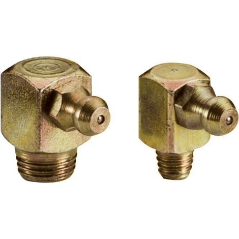 Graisseur hydraulique autotaraudeur UMETA 90°, acier R.6x1 L.18 Ø9 mm