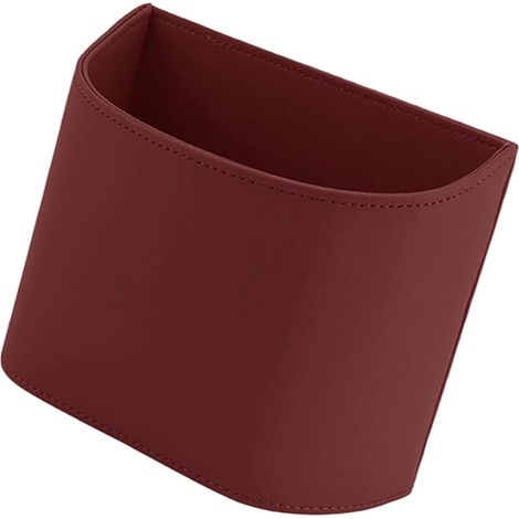 Porte-poubelle en cuir de qualité supérieure pour petites voitures, SUV, installation sans effort du dossier du siège (1/4)