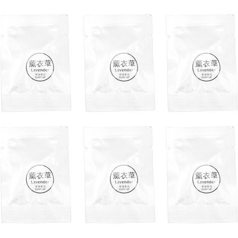 Car air freshener – 6 replaceable lavender-scented tablets, vent clip format, PE material (1/5)
