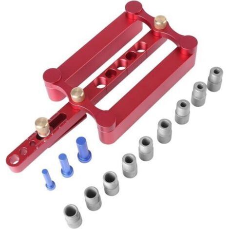 Guide de Trou en Alliage d'Aluminium, Outil de Positionnement pour Planches de 17 à 50mm d'Épaisseur (1/5)