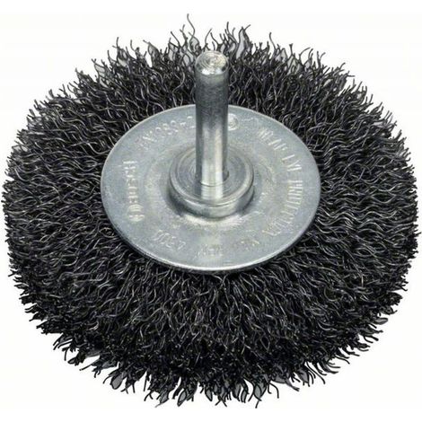 Bosch Scheibenbürste, Stahl, gewellter Draht, 75 mm, 0,3 mm, 16 mm, 4500 U/min (1/4)