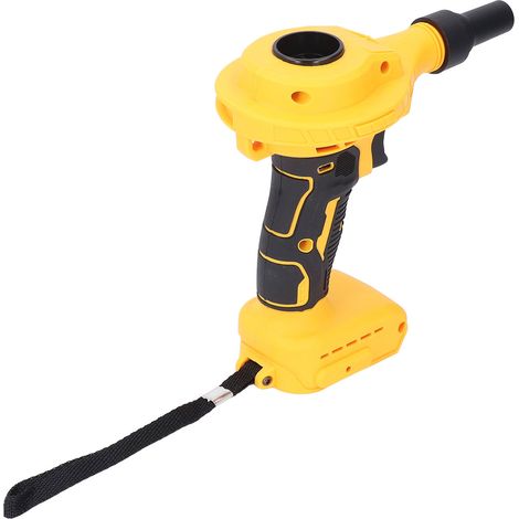 Souffleur de poussière sans fil 18 V, mini, portable, rechargeable, puissant, pour gonfler les feuilles et la sciure de bois (batterie DW DCB180/DCB200). (1/5)