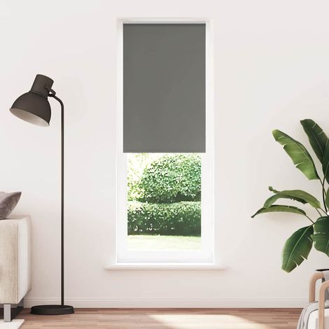 Verdunkelungsrollo Grau 75x230 cm Stoffbreite 70,7 cm Polyester