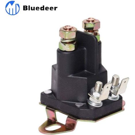 Solenoide de arranque universal de 12 V y 4 polos für cortacéspedes MTD 146154 109946 109081X 178861 5321461 (1/4)