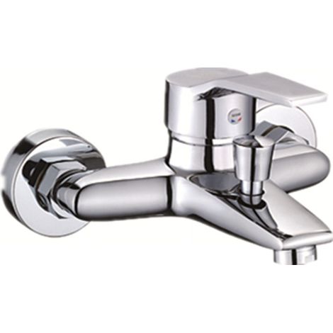 Robinet de douche et pommeau de douche tout cuivre pour baignoire et baignoire, mitigeur de douche IELTS Triple 6009 (1/4)