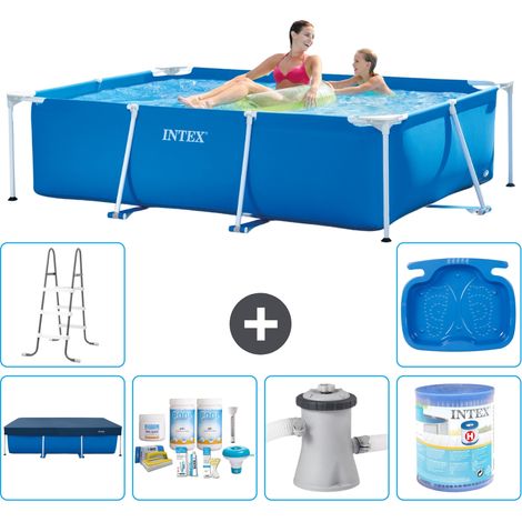 Intex Piscine Tubulaire Rectangulaire - 220x150x60 cm - 7-pièces  S30018 (1/5)