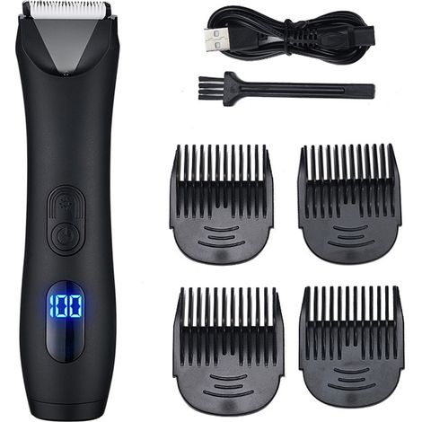 Tondeuse à cheveux électrique professionnelle sans fil pour barbe (1/5)
