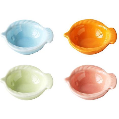 Lot de 4 coupelles à sauce en céramique pour restaurant et maison