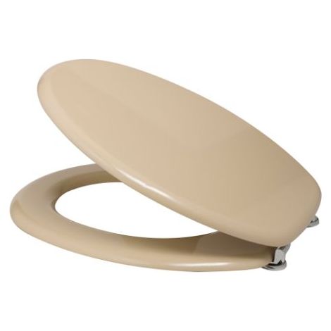 Sedile Wc copriwater in mdf liscio copriasse champagne mod. Pegaso (1/3)