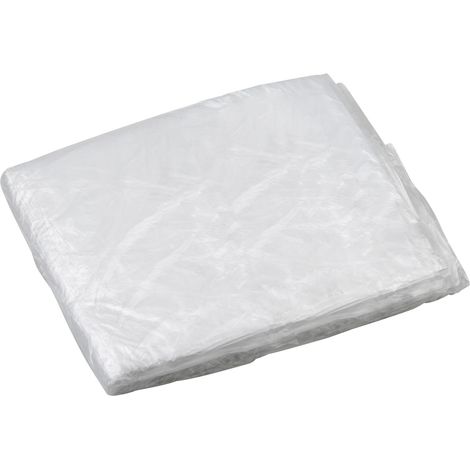 Meister Abdeckfolie 5 x 4 m - 7 mµ - 10 Stück - Transparent & wasserdicht - HDPE / Folie / Schutzfolie / Malerfolie / Allzweck-Folie / 4170440 (1/3)
