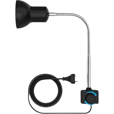 Lampe Chauffante Pour Reptiles - Support Avec Collier Rotatif 360° - Douille Céramique E27 - Tension Universelle 110-220 V - Puissance Max 100 W - 1 Pièce (1/5)