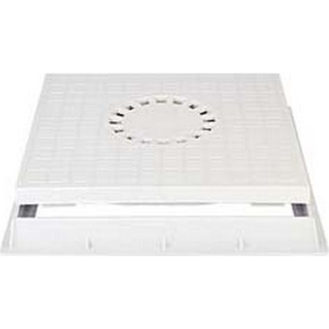 1PZ CHIUSINO SIFONATO CON TELAIO PER POZZETTO - cm.30x30 -  cm.13,5