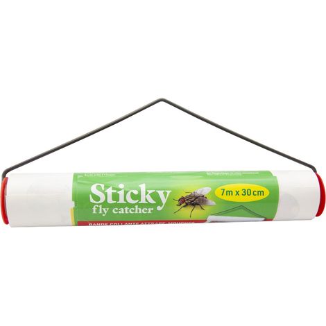 Bande attrape-mouches collante Sticky, 7m x 30cm (1/2)