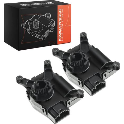 Actuador de flap mixto, plástico de alta calidad, 15 cm x 10 cm x 5 cm, compatible con vehículos con volante a la izquierda, funcionamiento eléctrico, 5 contactos de conexión. (1/5)