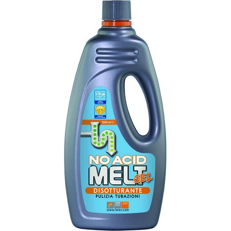 Melt no acid disgorgante in gel - lt.1 - 12 pz