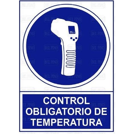 DUVER señal de obligación. plástico. 345x245 mm , 