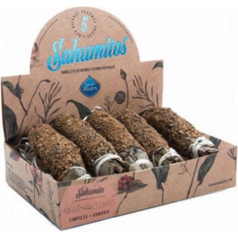 Sahumito Mirra y Palo Santo - 5 piezas (1/3)