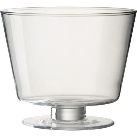 Vase Design en Verre "Olivia" 19cm Transparent