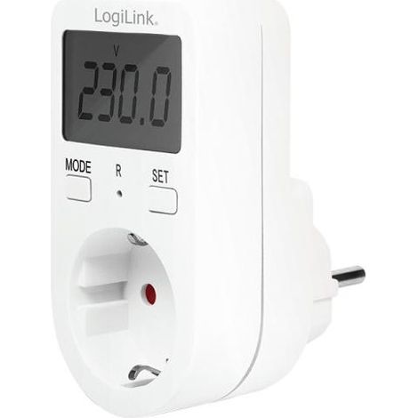 Logilink EM00002A Contador de consumo de energía blanco