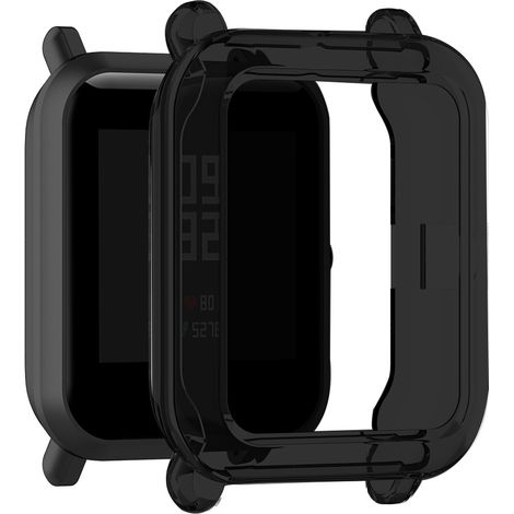 Étui protecteur transparent TUP pour montre connectée AMAZFIT Bip, Bip S, Bip Lite, A1608 (1/5)