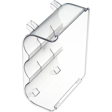 Organisateur de bouteilles d'eau transparent et empilable, gain de place, support de rangement pour bouteilles isothermes, 3 compartiments (1/5)
