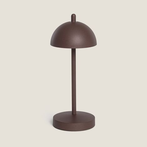 Lampada da Tavolo LED Portatile con Batteria USB Ricaricabile Pirinoa Marrone