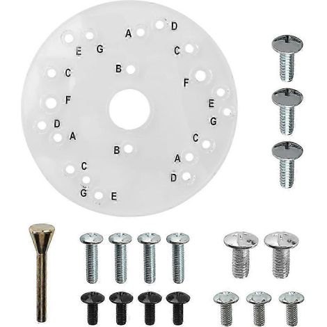 Support de défonceuse en acrylique transparent 71369, compatible avec DeWalt, Ryobi, Porter Cable, Makita et autres marques, pièce de rechange durable EK (1/5)