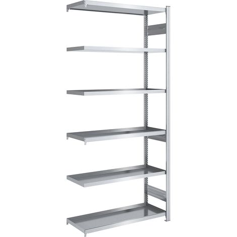 hofe, Rayonnage à tablettes de rétention, acier galvanisé,