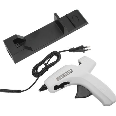 Pistolet à colle chaude avec support, anti-goutte, rechargeable, design ergonomique, adapté aux travaux manuels et aux réparations domestiques, 220-240V. (1/5)