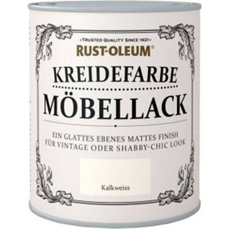 Rust-Oleum Kreidefarbe Möbellack 750ml Kalkweiss