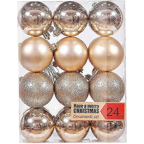 Boules de Noël, décorations pour sapin, décorations de fêtes de mariage avec crochets (1/5)