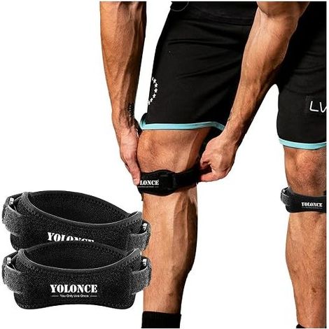Knee Brace Adjustable Sports Knee Support Strap Knee Brace Brace Knee Straps Women Men Knee Support (1/5)