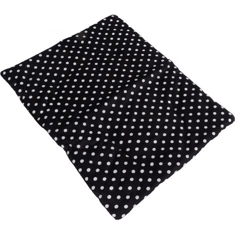Coussin Chauffant pour Chiens, Coussin Chauffant Réglable avec 3 Températures, Longue Durée de Vie, 14,6 X 18,5 Pouces, Lavable pour Votre Ami à Quatre Pattes (Point blanc) (1/5)