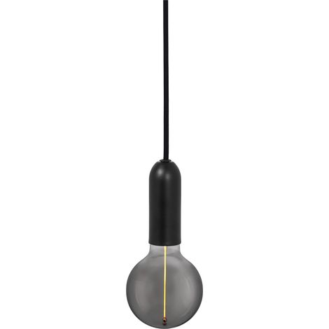 OSRAM Suspension Vintage 1906® ROUND E27, noire, max. 25 W (LED 15 W), culot E27, rosace ronde, suspension d'intérieur, à combiner avec des lampes 1906 Vintage, à combiner avec des lampes intelligente (1/5)